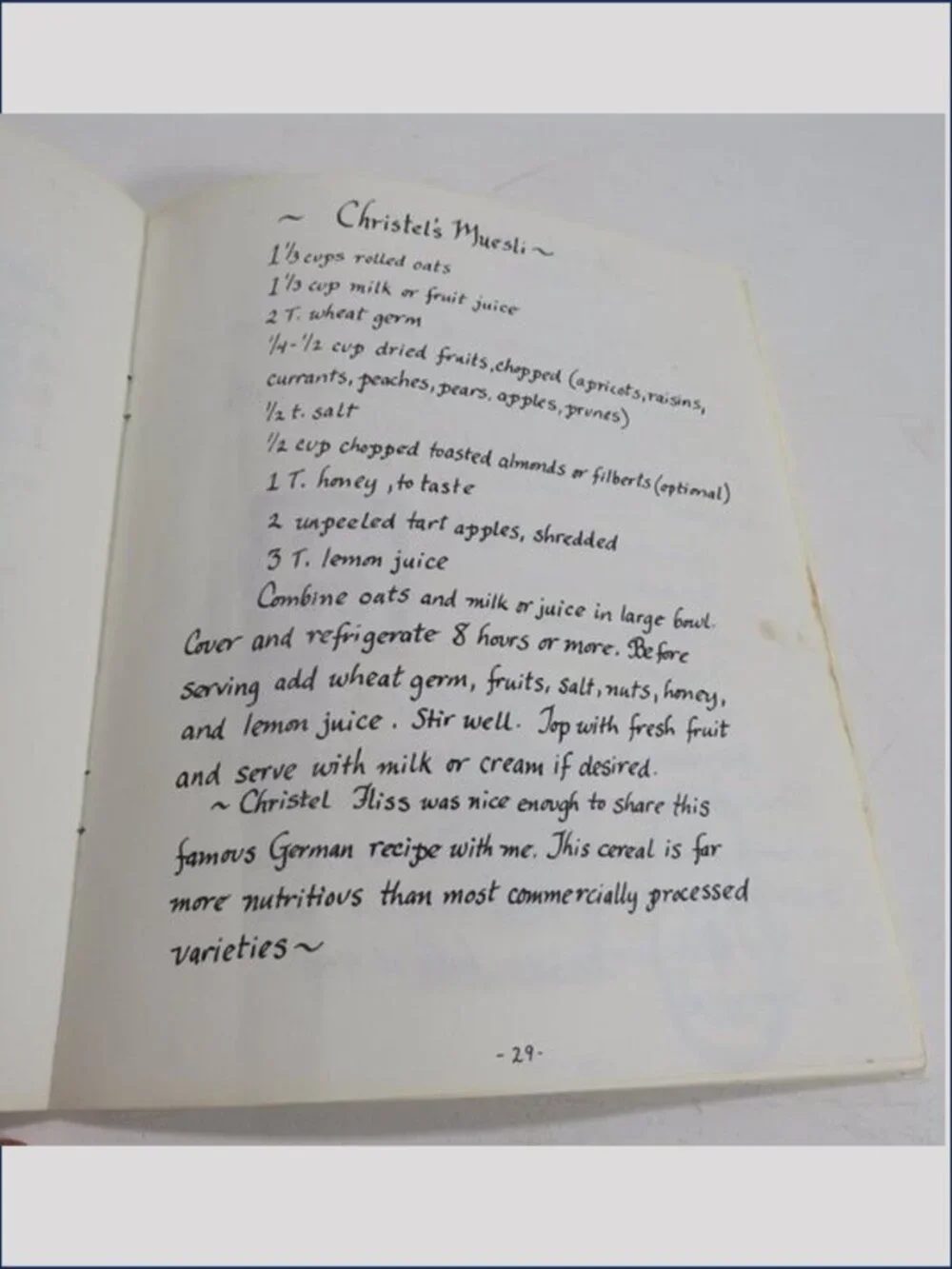 The Good For Me Cookbook by Karen B. Croft (1971) paperback